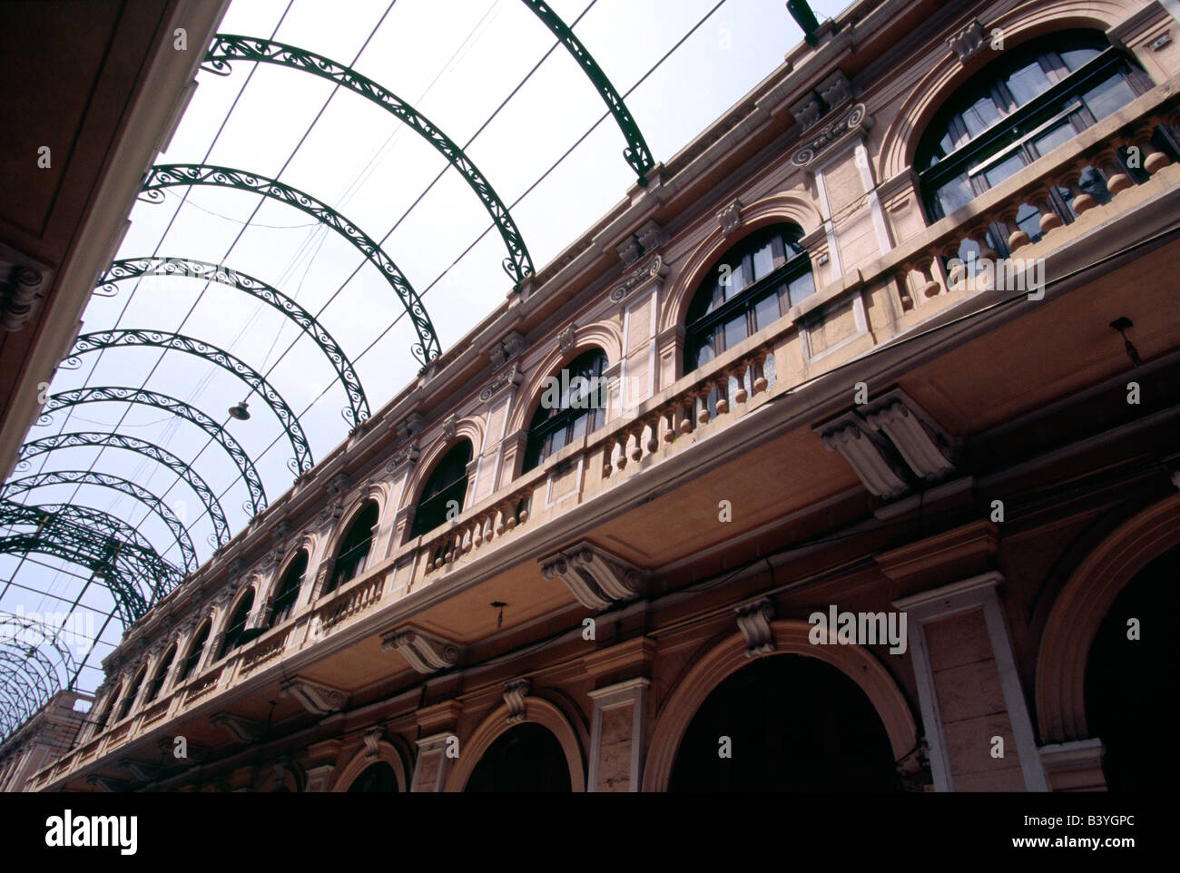 Interior view of the 19th century post office builiding in Lima, Peru