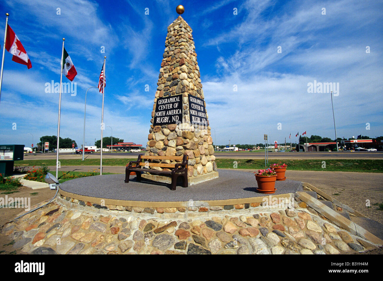 Rugby north dakota is the geographical center of north america The