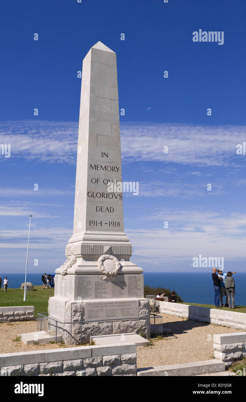 The World War One Memorial At Fortuneswell On The Isle Of Portland In the-world-war-one-memorial-at-fortuneswell-on-the-isle-of-portland-in