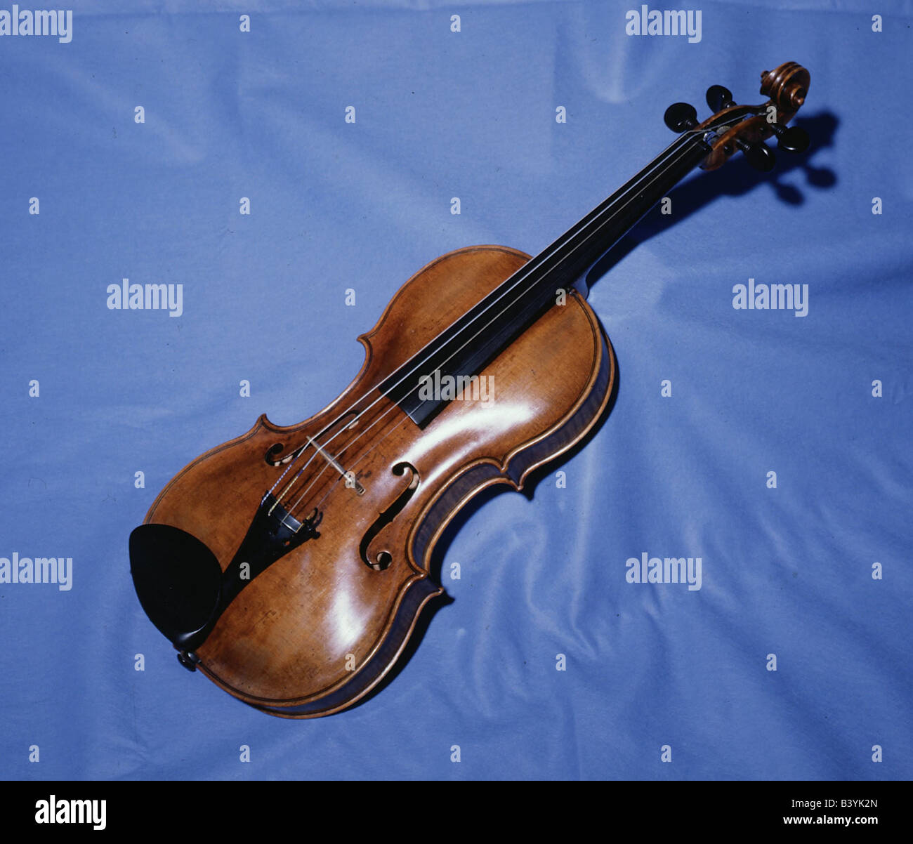 music, instruments, violin, instrument by Jakob Steiner (1621 - circa 1675 stringed instrument, historic, historical, Ger Stock Photo -