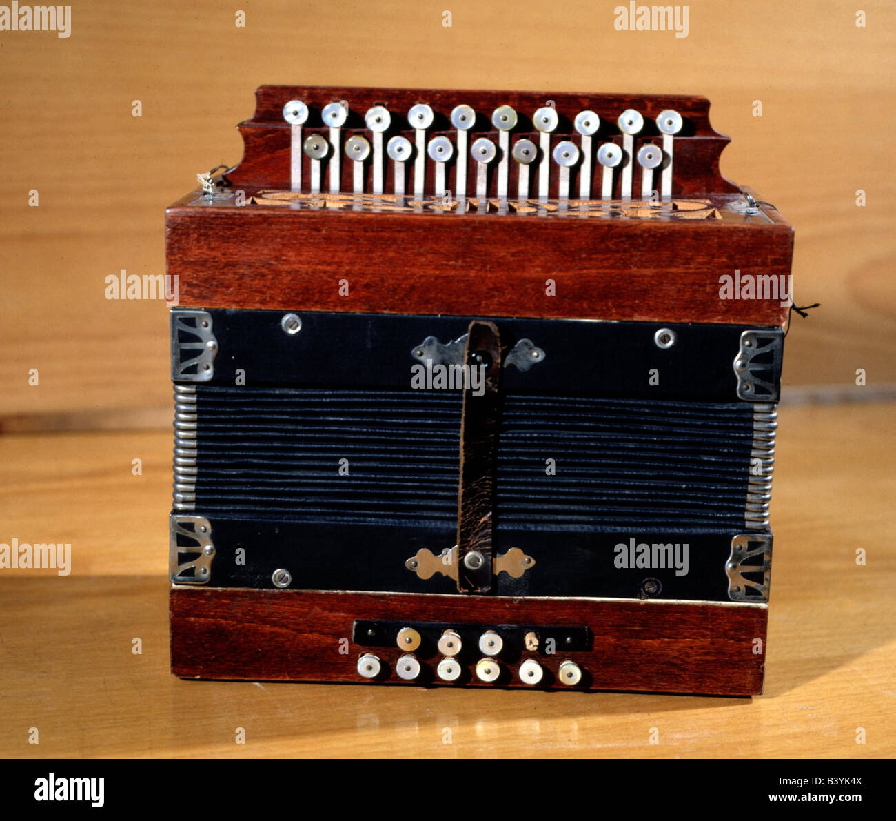 music, instruments, accordion, model by Hohner, instrument, concertina Stock Photo
