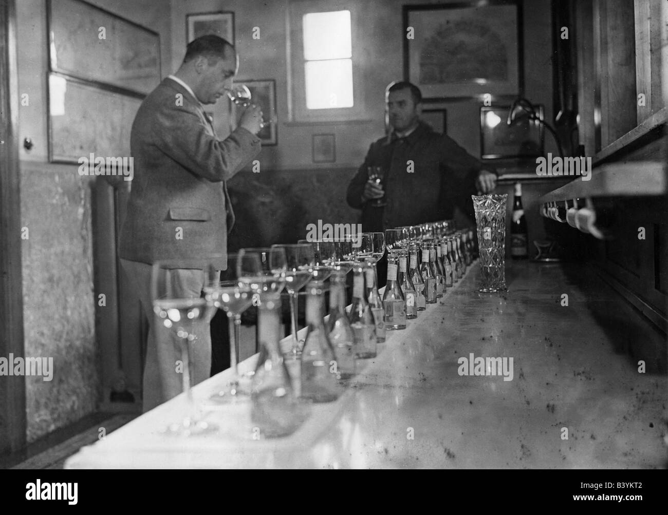 alcohol, wine, wine tasting, examinig wine in a chemical laboratoty