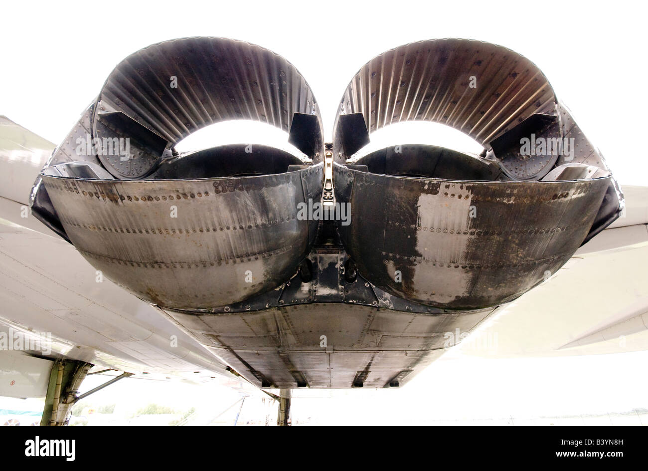 Concorde Jet Exhaust Nozzles Stock Photo Alamy