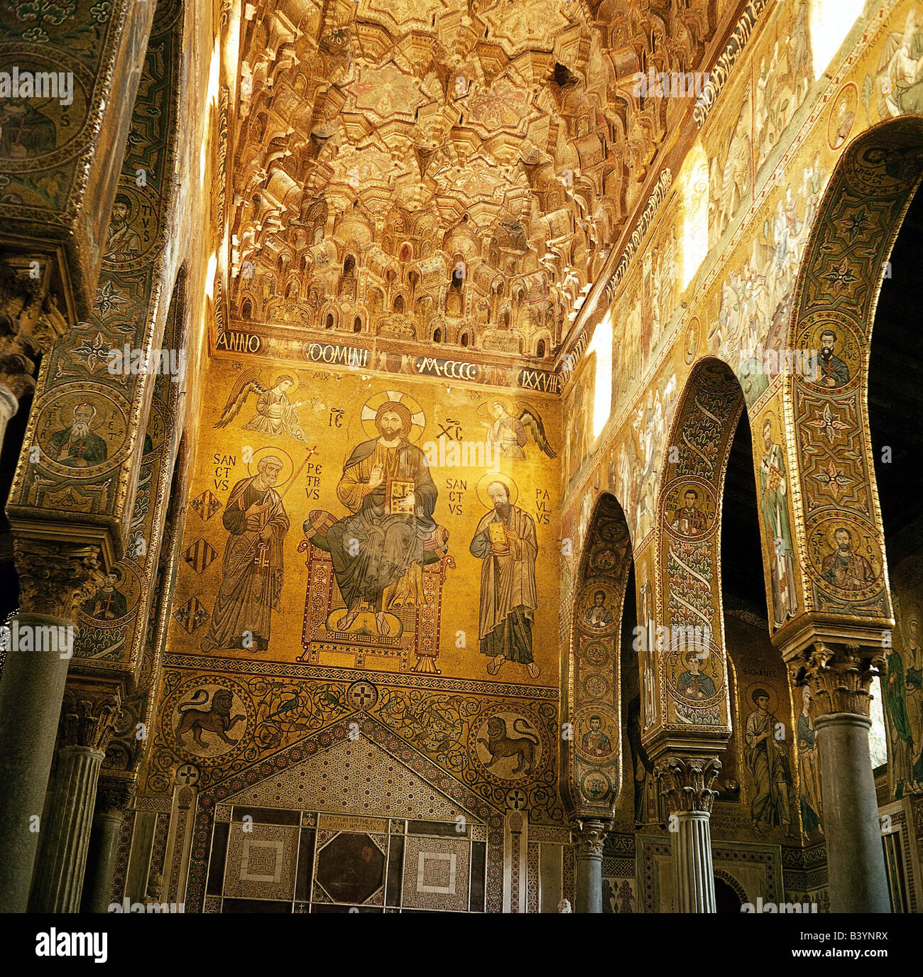 geography / travel, Italy, Sicily, Palermo, Norman palace, Capella ...