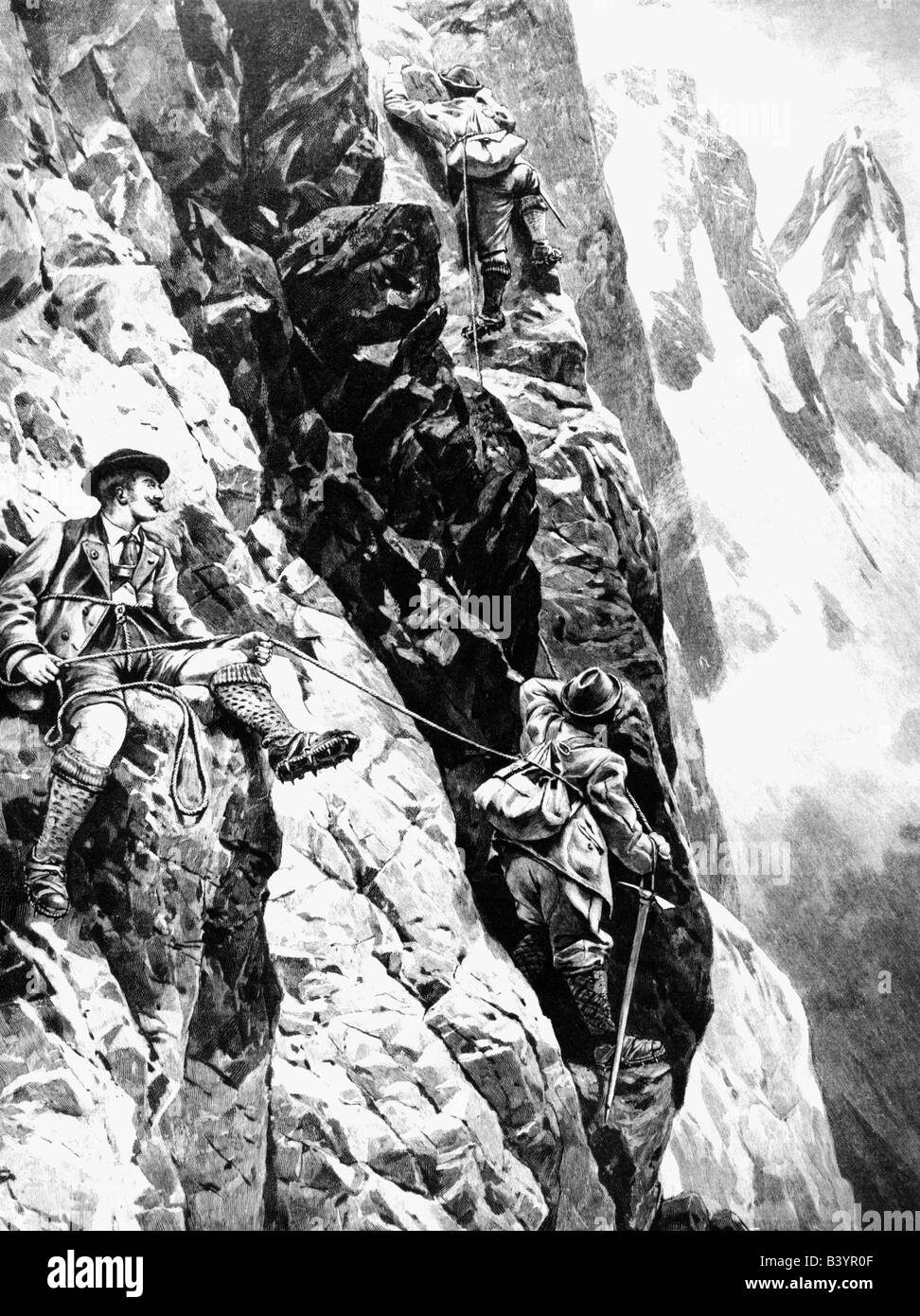 Mountain drawing Black and White Stock Photos & Images Alamy