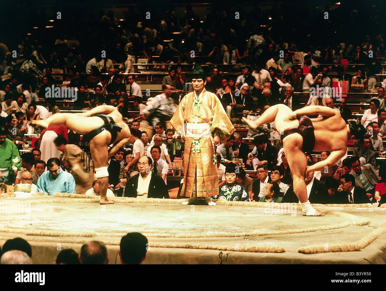 geography / travel, Japan, people, Sumo, wrestling match, wrestler ...