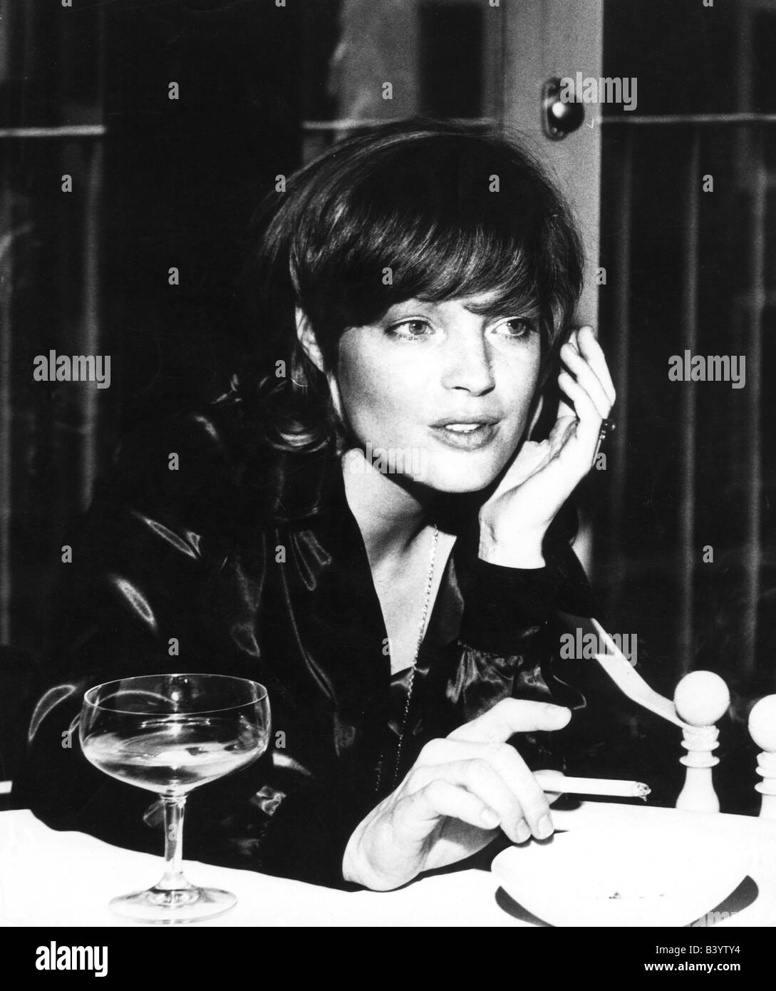 Schneider, Romy, 23.9.1938 - 29.5.1982, German actress, half length, circa 1971, Stock Photo
