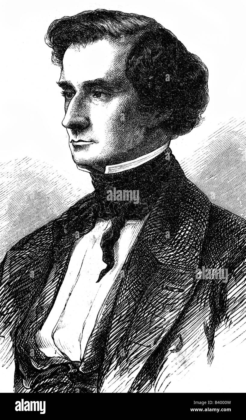 Berlioz, Hector Louis, 11.12.1803 - 8.3.1869, French composer, portrait, engraving, 1854, , Stock Photo