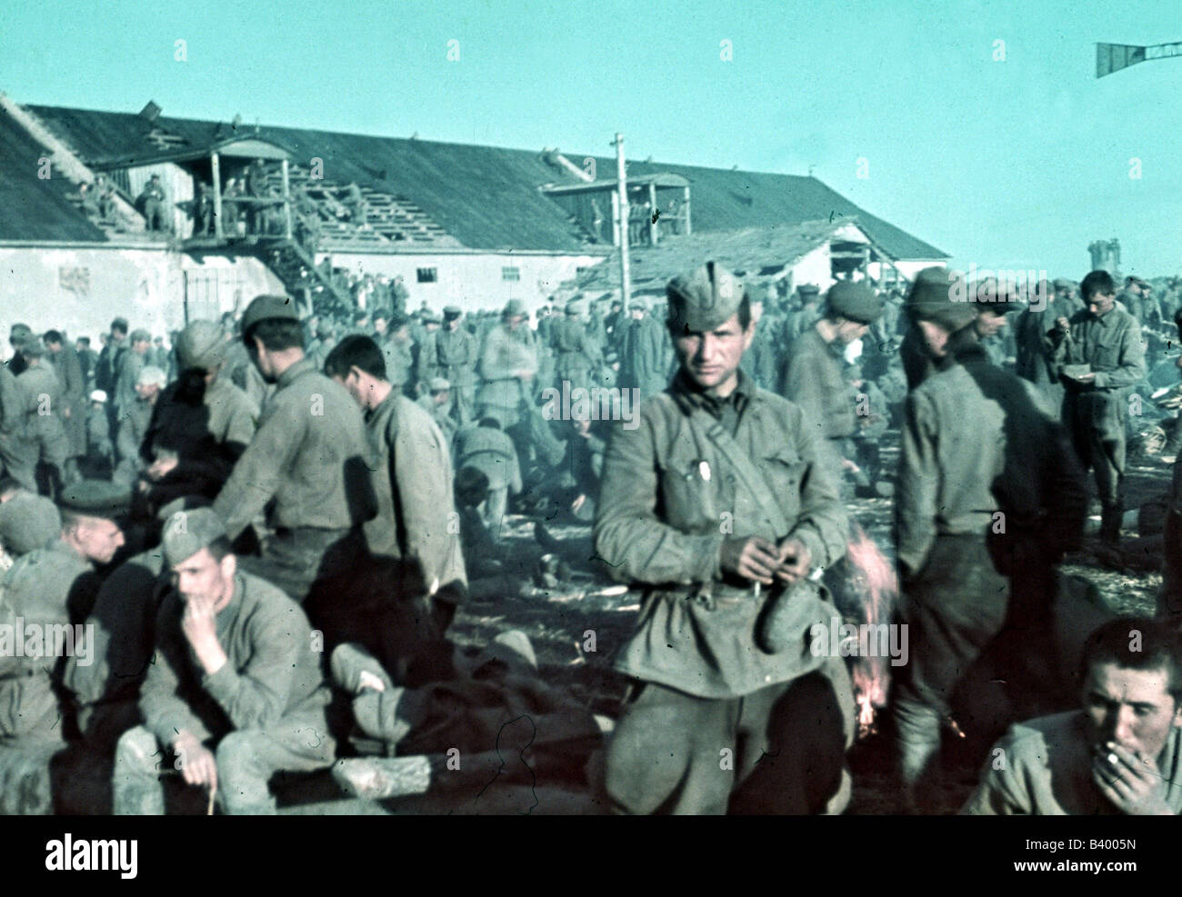 events, Second World War / WWII, Russia 1941, captured Soviet soldiers after the Battle of Uman, Ukraine, 10.8.1941, Stock Photo