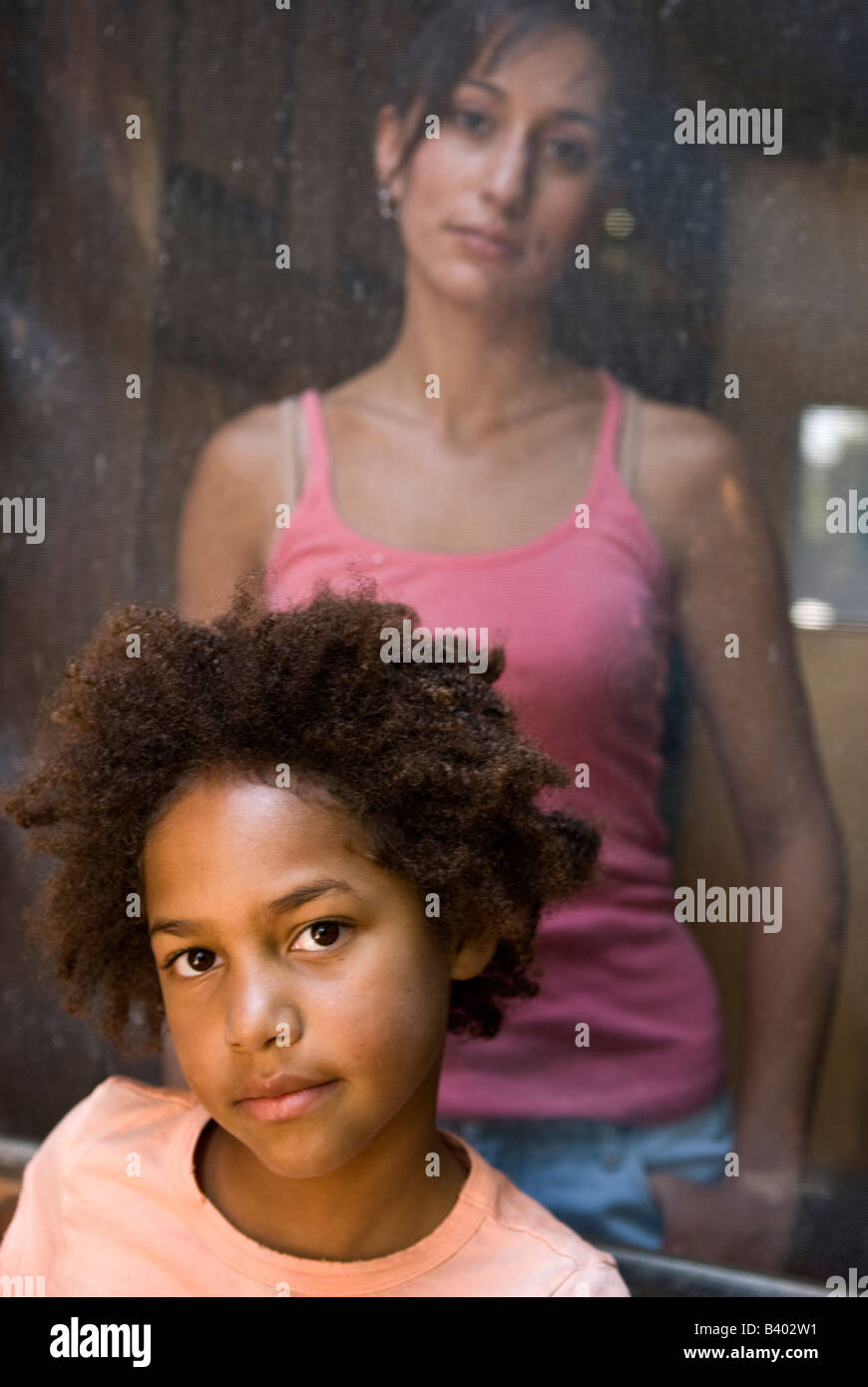 Black Mom And 9 Year Old Daughter Stock Photos Black Mom And 9