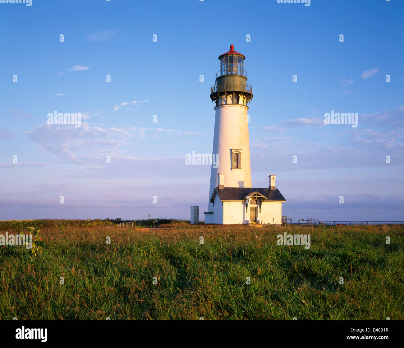 Yaquina Head Lighthouse Newport Oregon USA Stock Photo