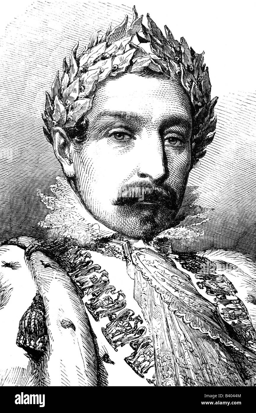 Napoleon III, 20.4.1808 - 9.1.1873, Emperor of the French 2.12.1852 - 2.9.1870, full length, wood engraving after drawing by T.R. Macquoid, 1853, , Stock Photo