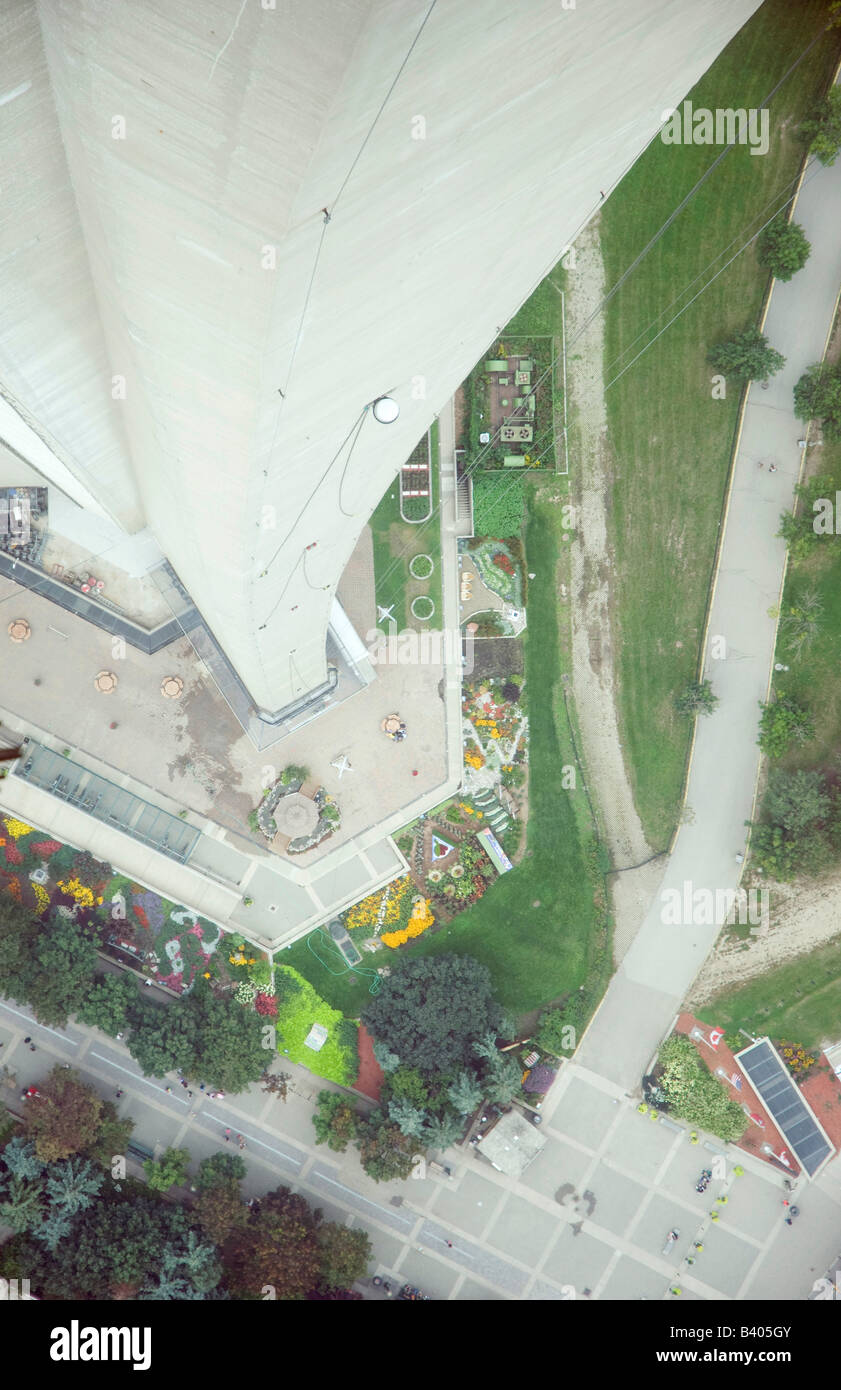 The View From The Glass Floor At The Observation Area In The