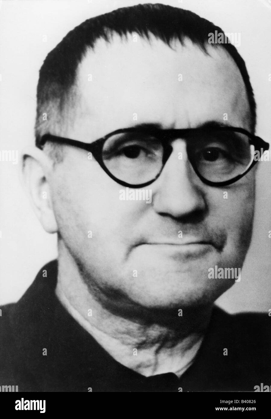 Brecht, Bertolt, 10.2.1898 - 14.8.1956, German author / writer, portrait, circa 1950, Stock Photo