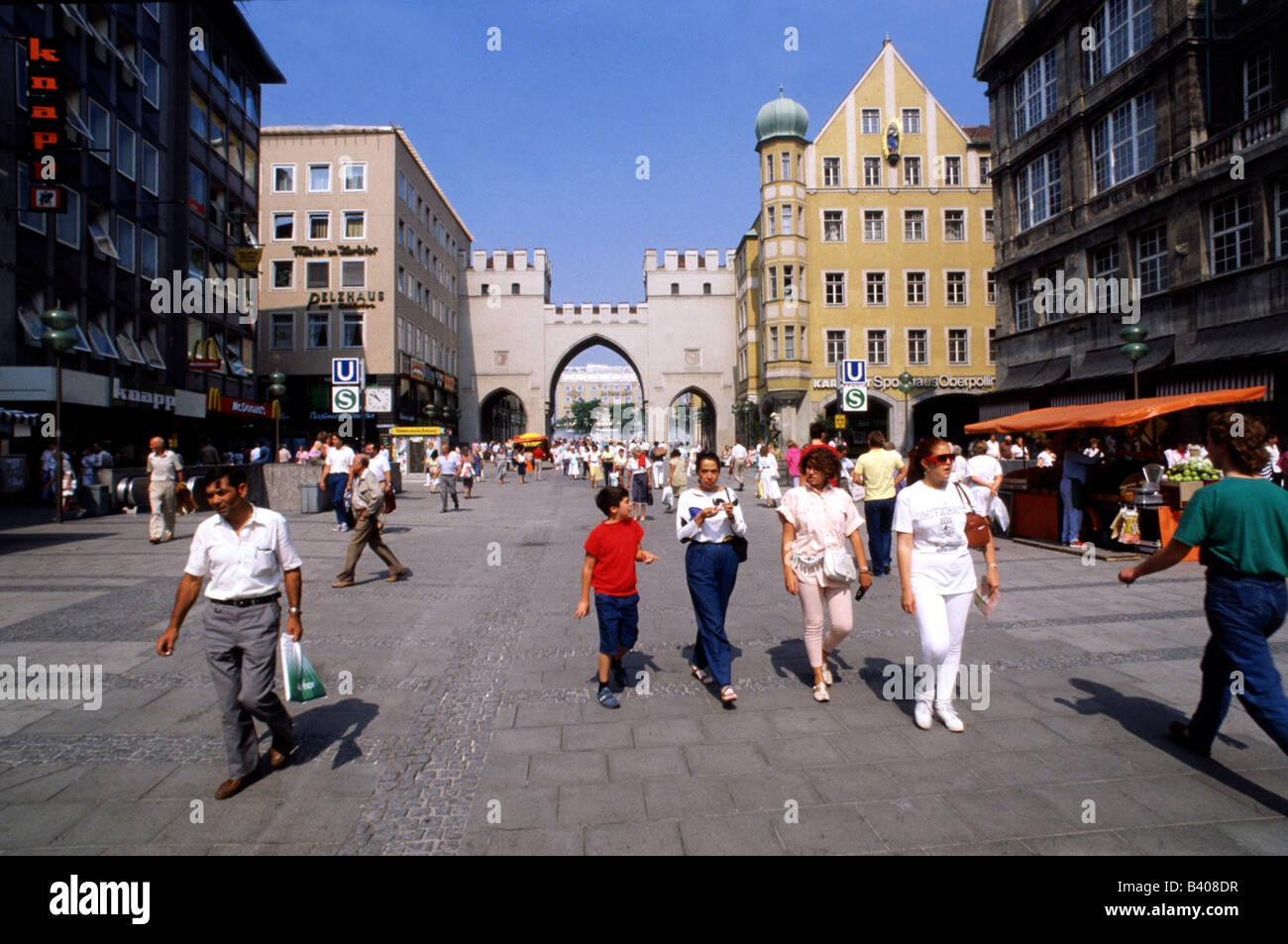 geography / travel, Germany, Bavaria, Munich, pedestrian precinct ...