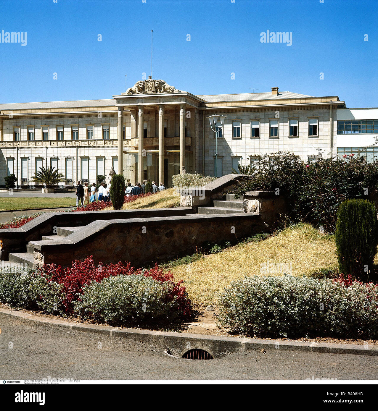 geography  travel, Ethiopia, Addis Ababa, palace of the former emperor 