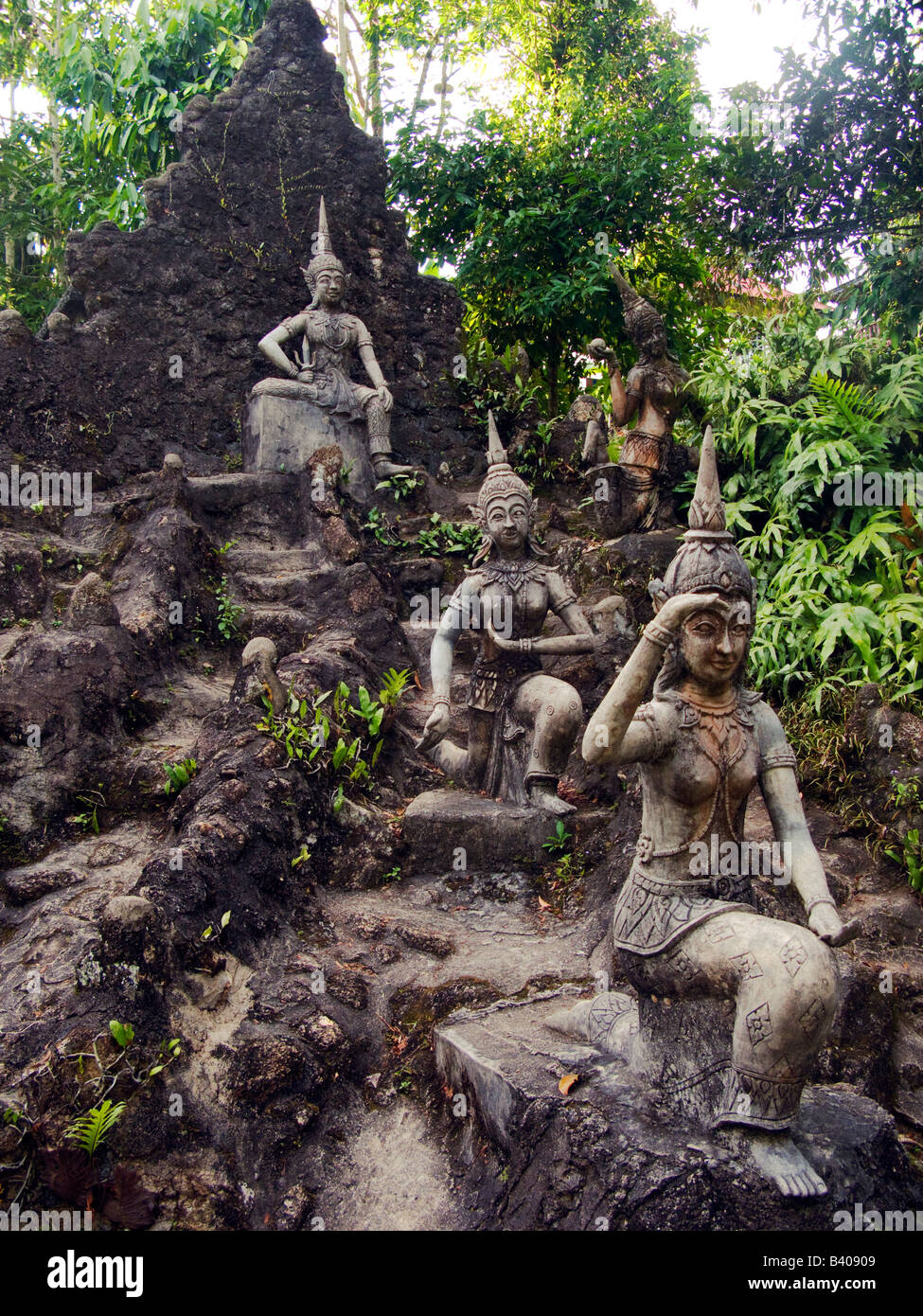 Figures At The Magic Garden Koh Samui Stock Photo Alamy