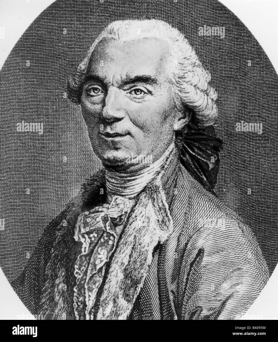 Buffon, Georges Louis Leclerc Comte de, 7.9.1707 - 16.4.1788, French natural scientist, portrait, cooper engraving, Artist's Copyright has not to be cleared Stock Photo