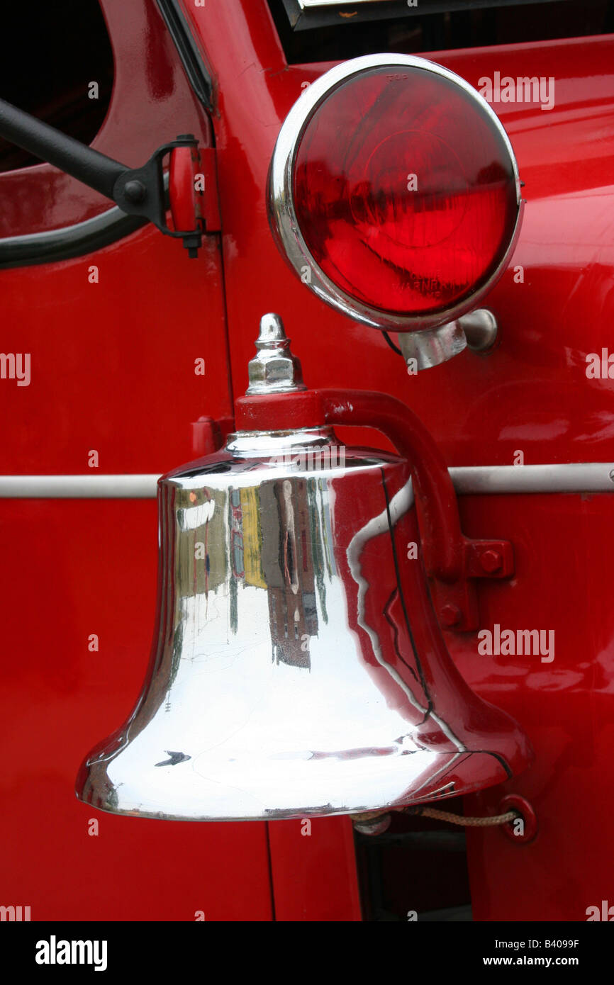 Old Fire Engine bell circa 1930 USA Stock Photo - Alamy