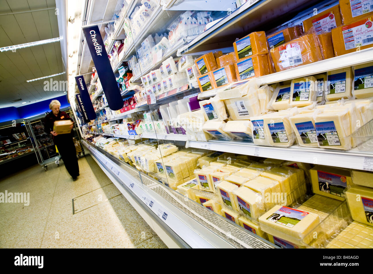 Stacking shelves supermarket hires stock photography and images Alamy