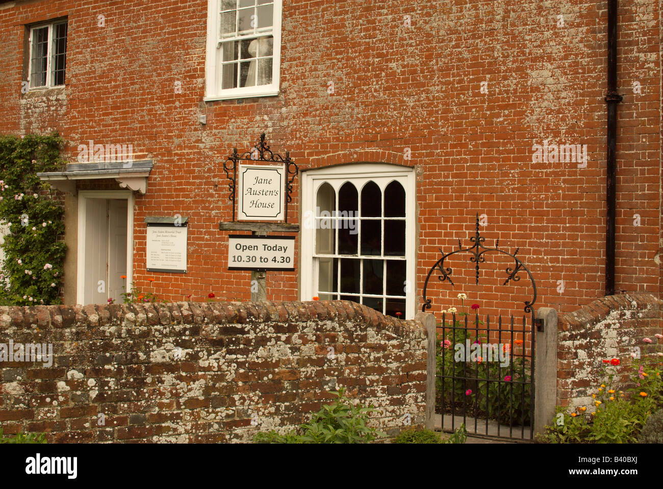 UK England Hampshire Chawton village Jane Austen's house Stock Photo Alamy