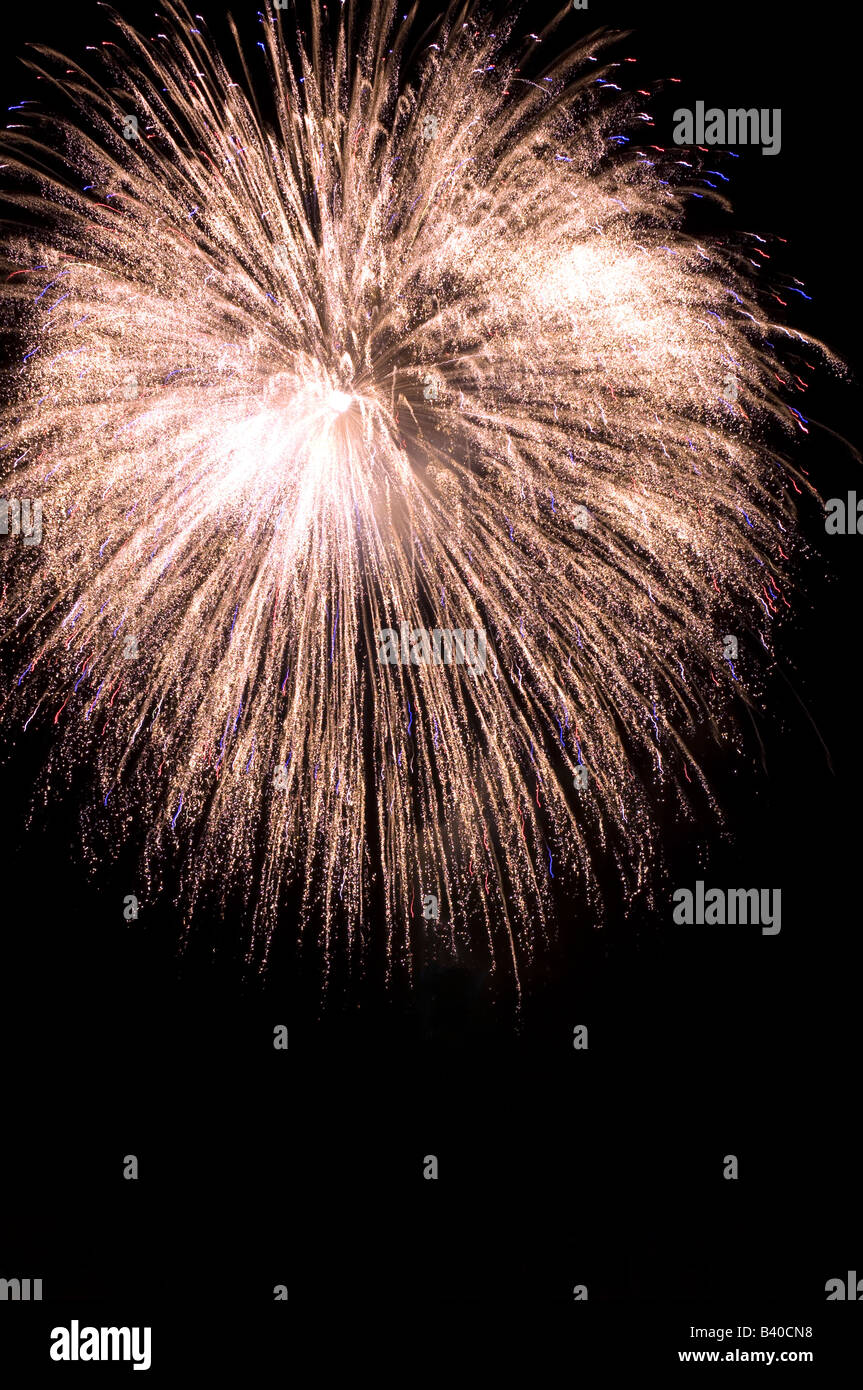 Fireworks Montreal Quebec Canada Stock Photo Alamy