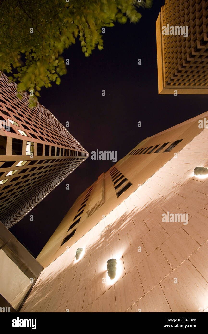 Modern buildings shot from a low angle during the evening Stock Photo ...