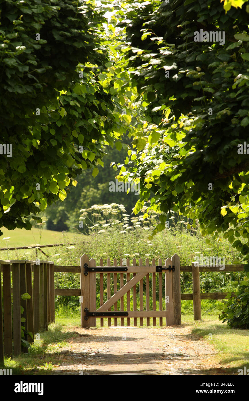 Pathway, Bullington Church, Hampshire, England Stock Photo Alamy