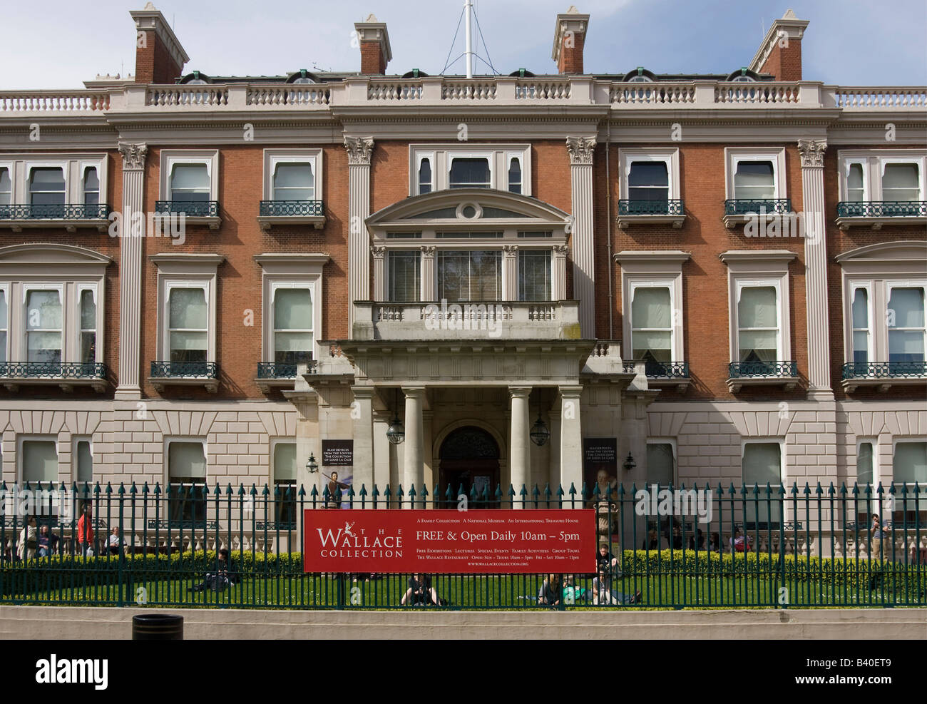 Exterior Wallace Collection Manchester Square London GB UK Stock Photo