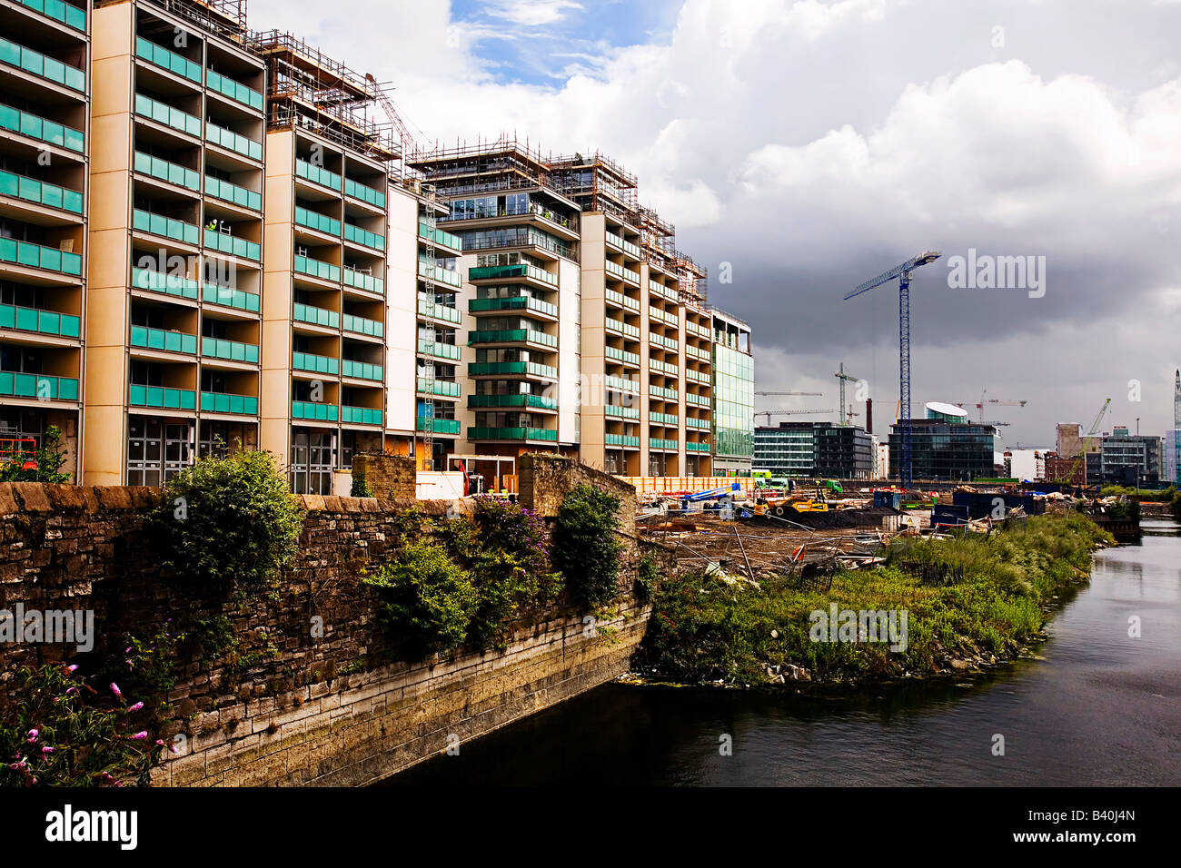 Spencer Dock Development Dublin Ireland Stock Photo Alamy