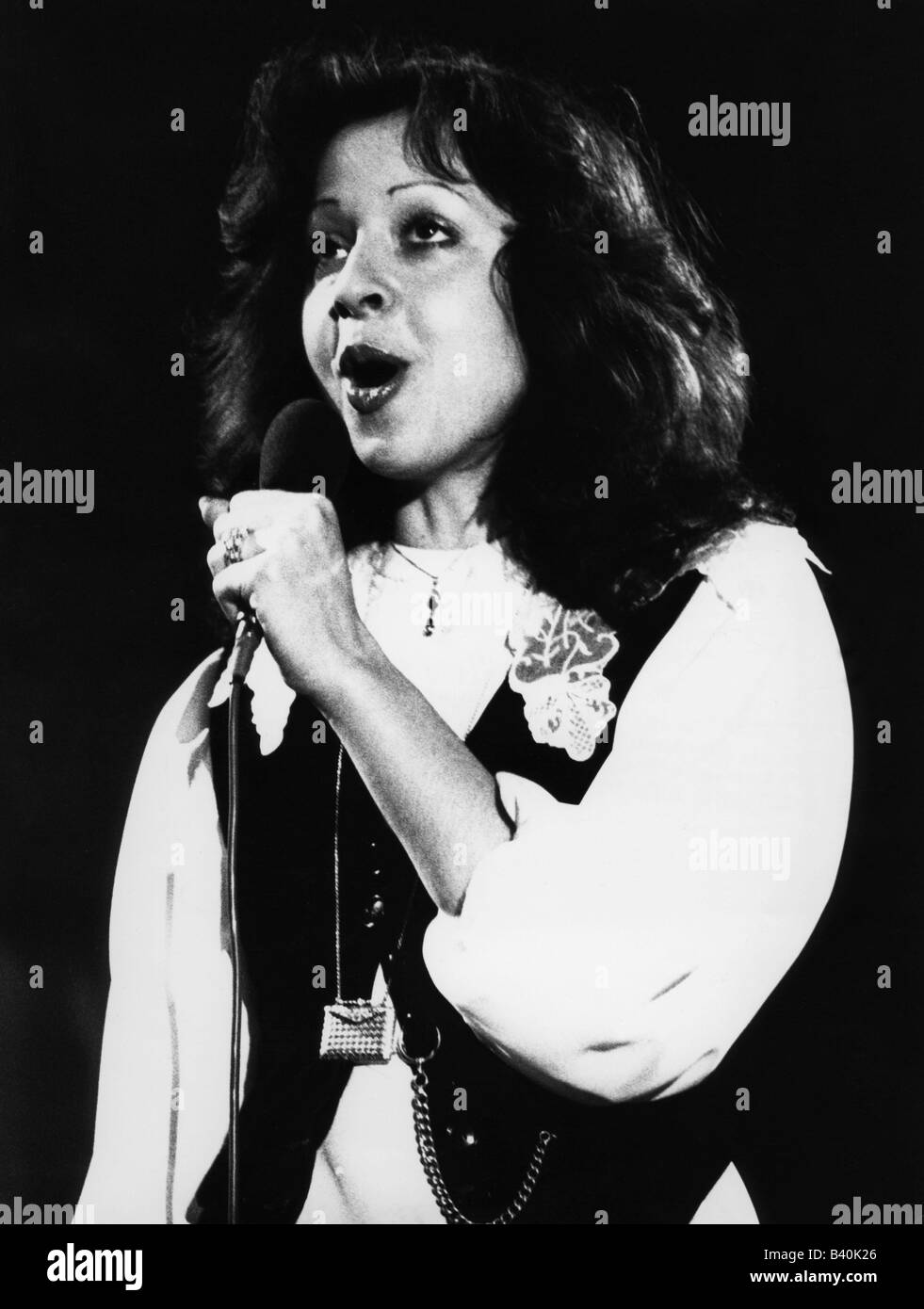 Leandros, Vicky, * 23.8.1948, GermanGreek singer, 1970 Stock Photo