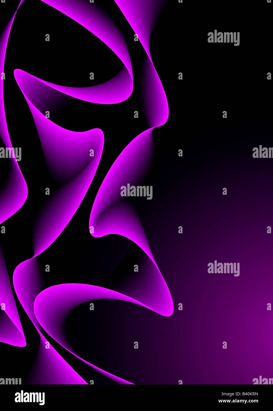 Flowing abstract background with a wave design and copy space Stock ...