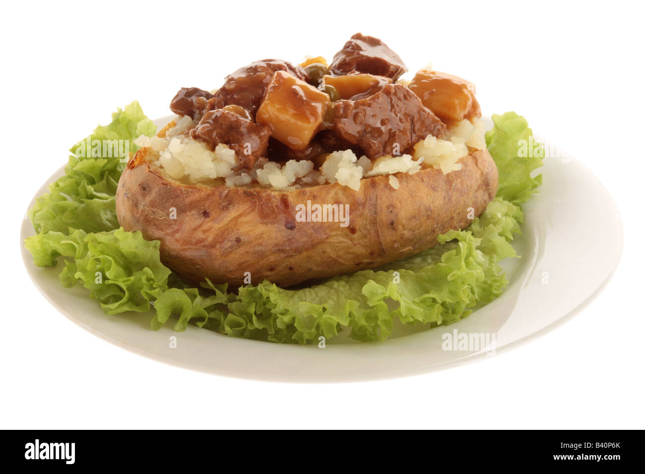 Beef Jacket Meat stew jacket potato hi-res stock photography and images - Alamy