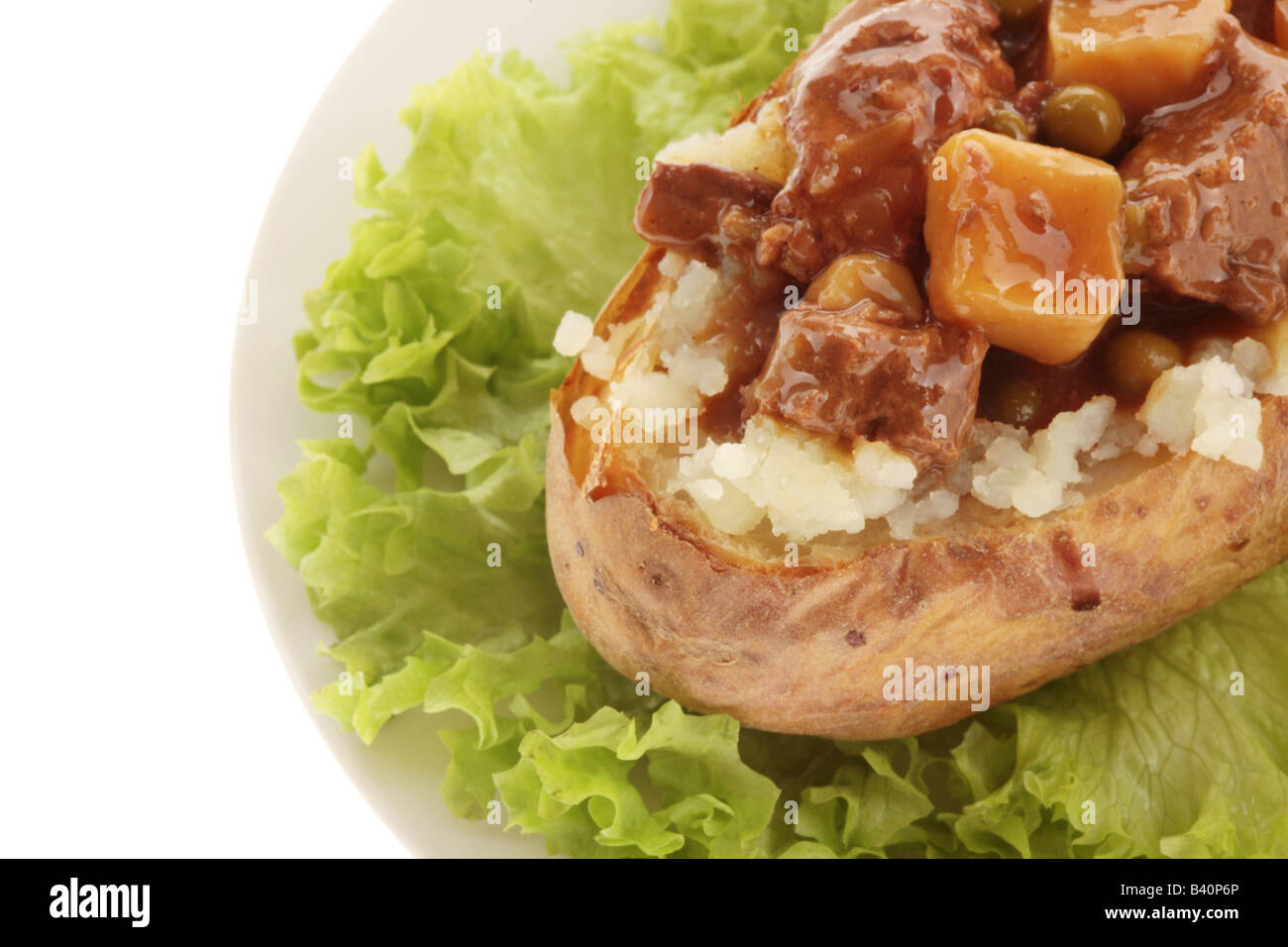 Beef Jacket Meat stew jacket potato hi-res stock photography and images - Alamy
