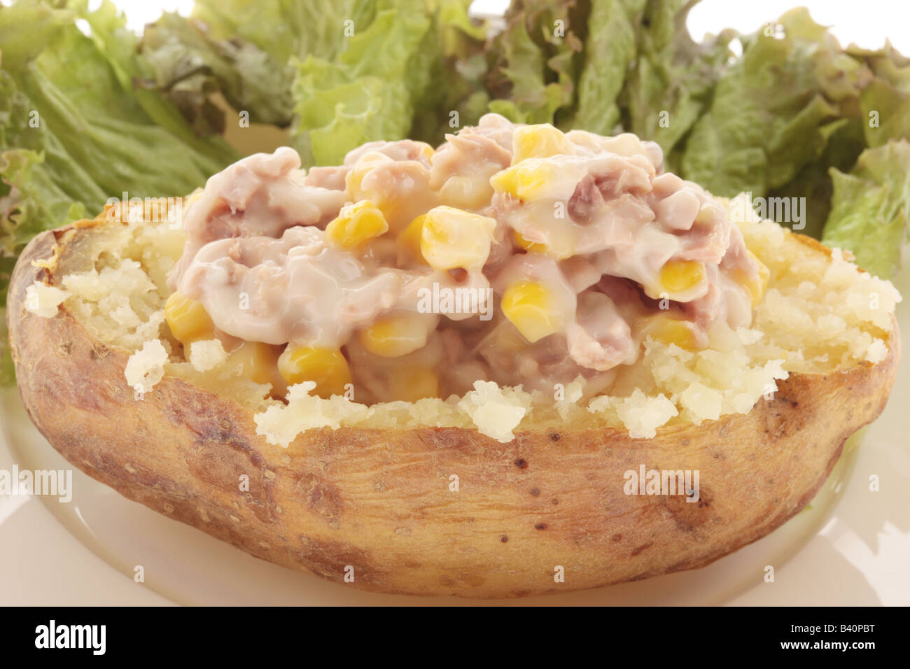 Jacket potato tuna mayo hires stock photography and images Alamy