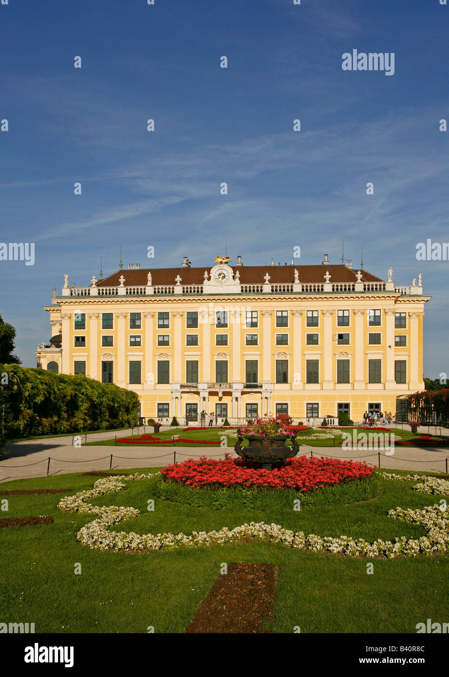 Schloß Schönbrunn Vienna Austria Stock Photo