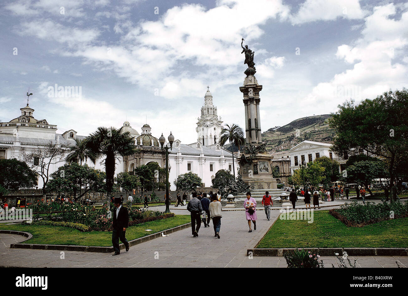 geography / travel, Ecuador, Quito, squares, Plaza de La Independencia