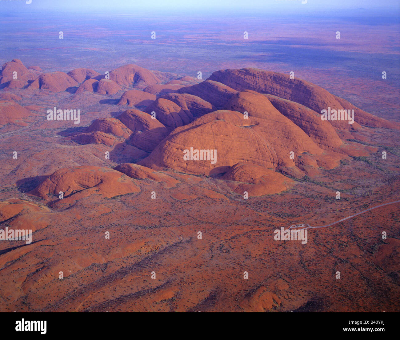 Aerial view of Mount Olga Northern Territory Australia Stock Photo Alamy