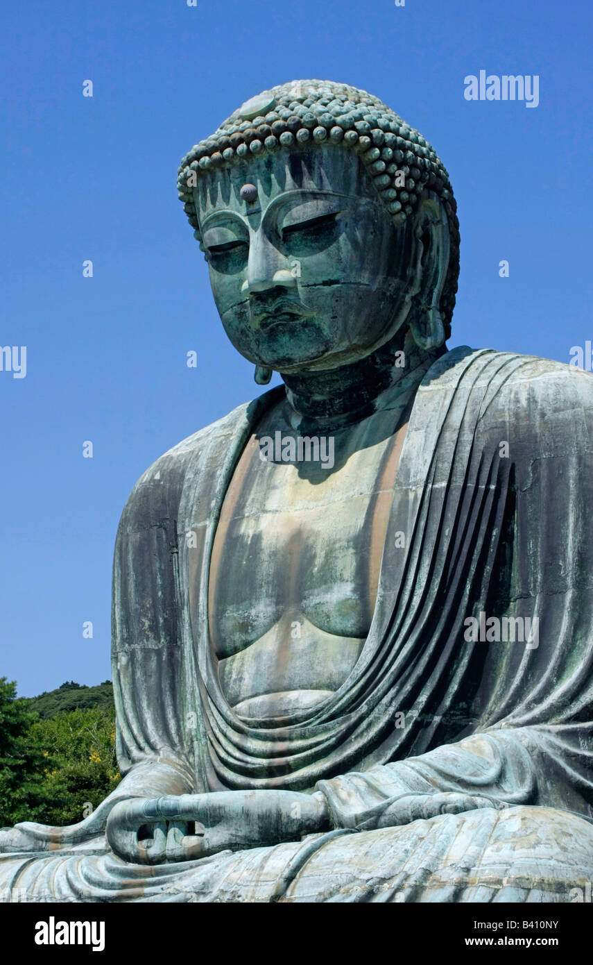 The Great Buddha of Kamakura Kanagawa Japan Stock Photo - Alamy