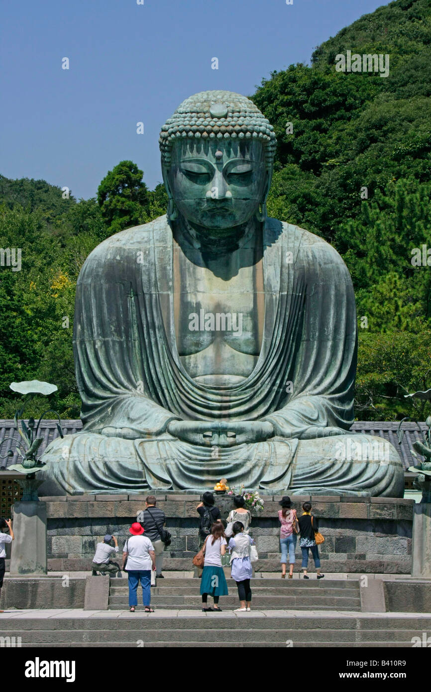 The Great Buddha of Kamakura Kanagawa Japan Stock Photo - Alamy