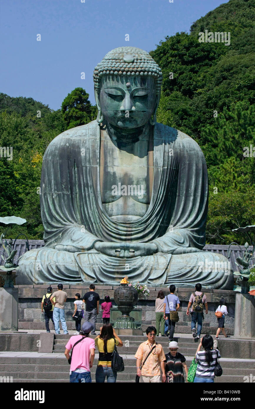 The Great Buddha of Kamakura Kanagawa Japan Stock Photo - Alamy