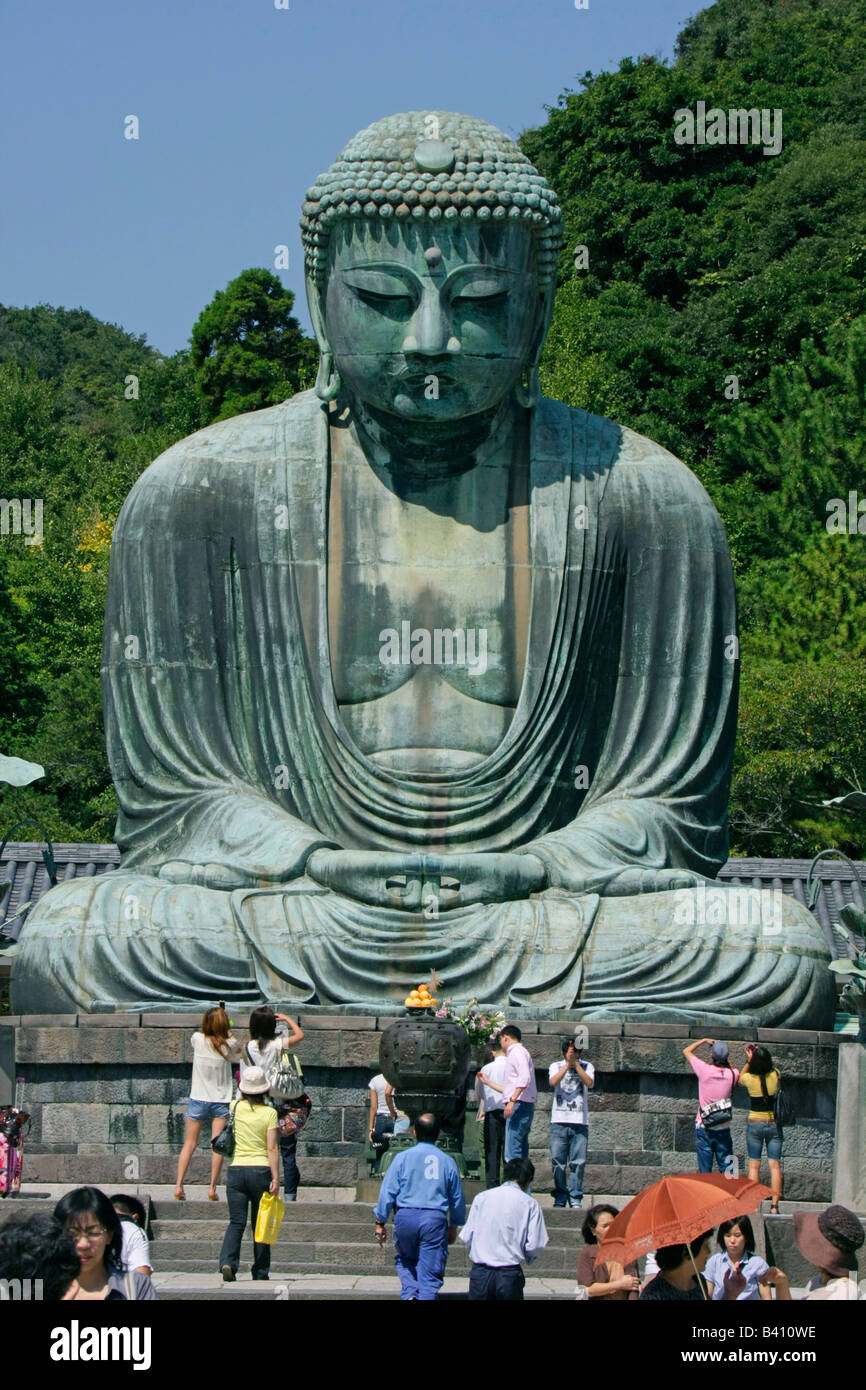The Great Buddha of Kamakura Kanagawa Japan Stock Photo - Alamy