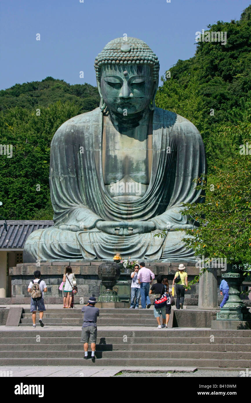 The Great Buddha of Kamakura Kanagawa Japan Stock Photo - Alamy