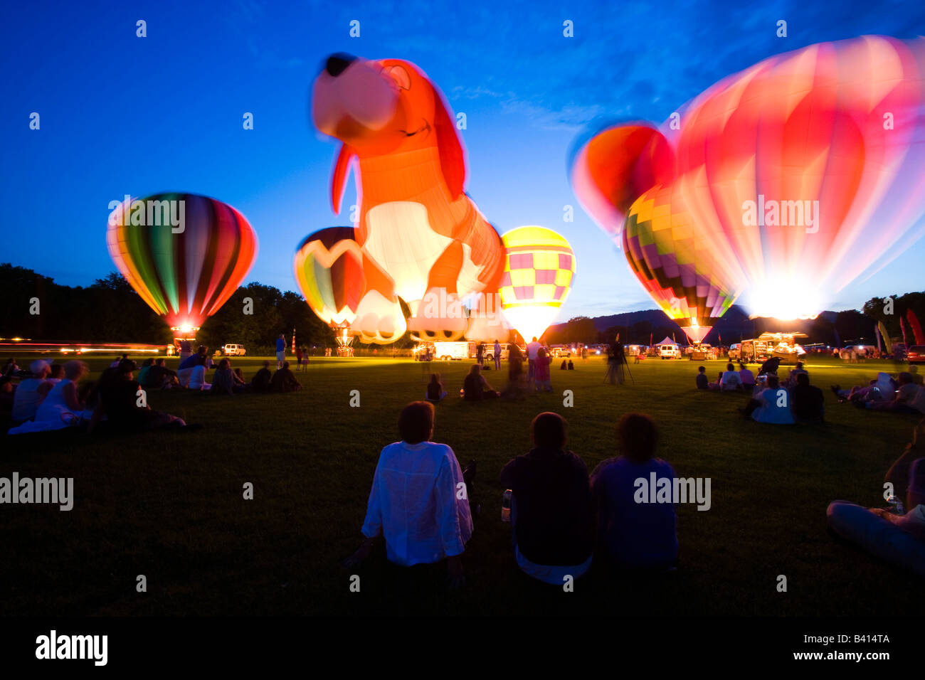 Quechee Balloon Festival in Quechee Vermont USA Stock Photo Alamy