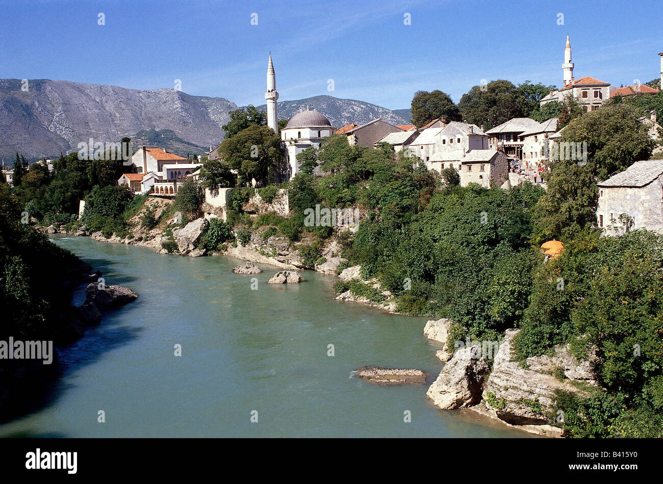 Mostar Geography geography / travel, Bosnia Herzegovina, Mostar, city view, cityscape ...