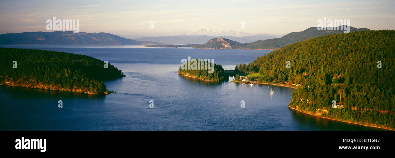Aerial san juan islands washington hi-res stock photography and images ...