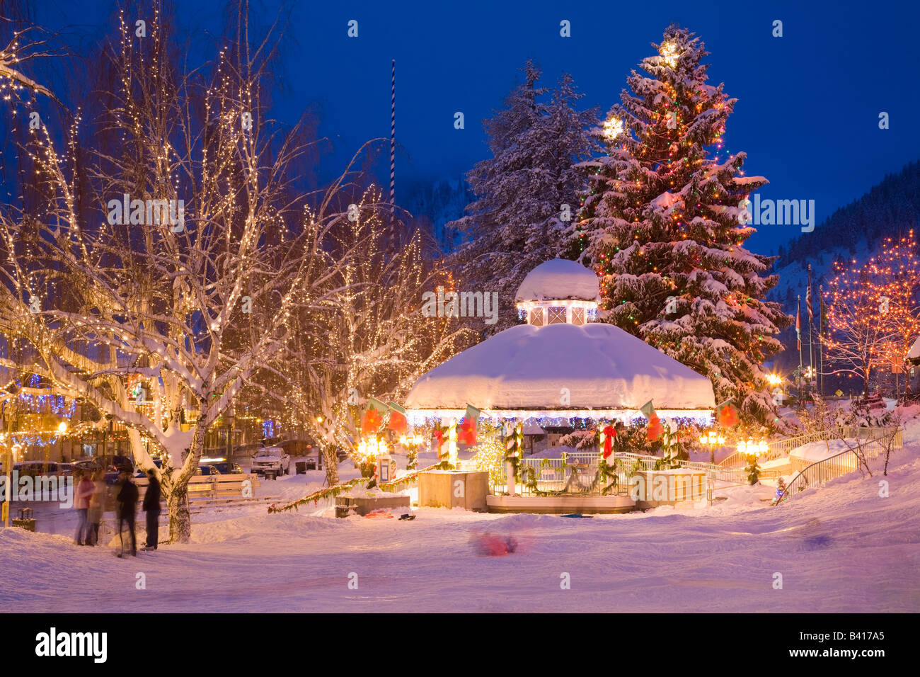 Na usa washington leavenworth gazebo hires stock photography and