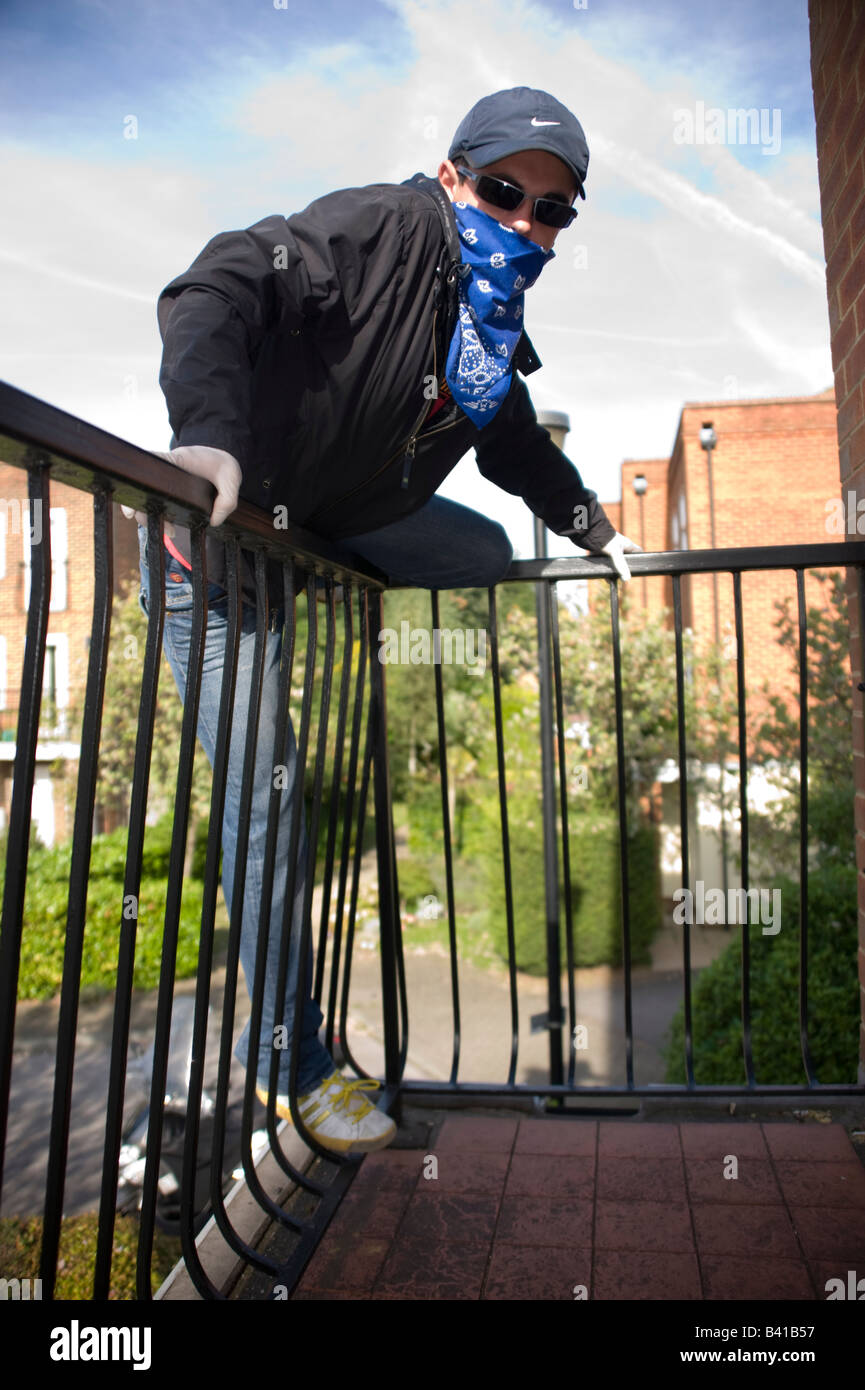 House Break in Model Released Shoot No 3689 Stock Photo Alamy