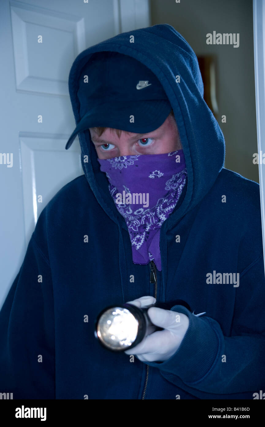 House Break in Model Released Shoot No 3689 Stock Photo Alamy