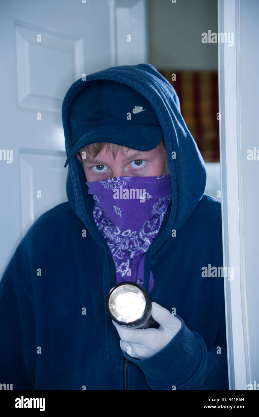 House Break in Model Released Shoot No 3689 Stock Photo Alamy